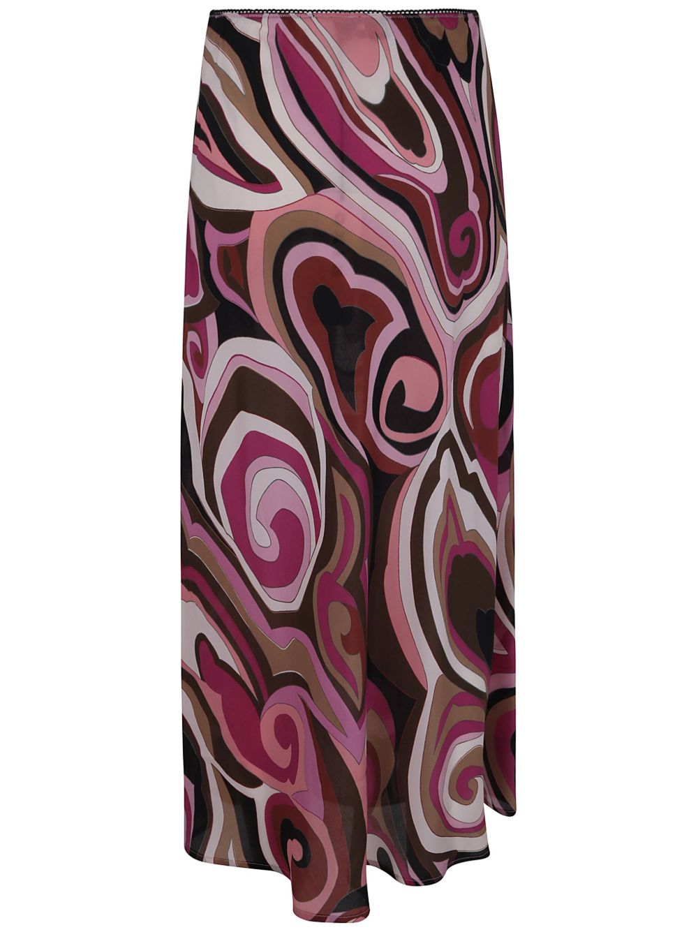 Rixo abstract-pattern print skirt - Pink