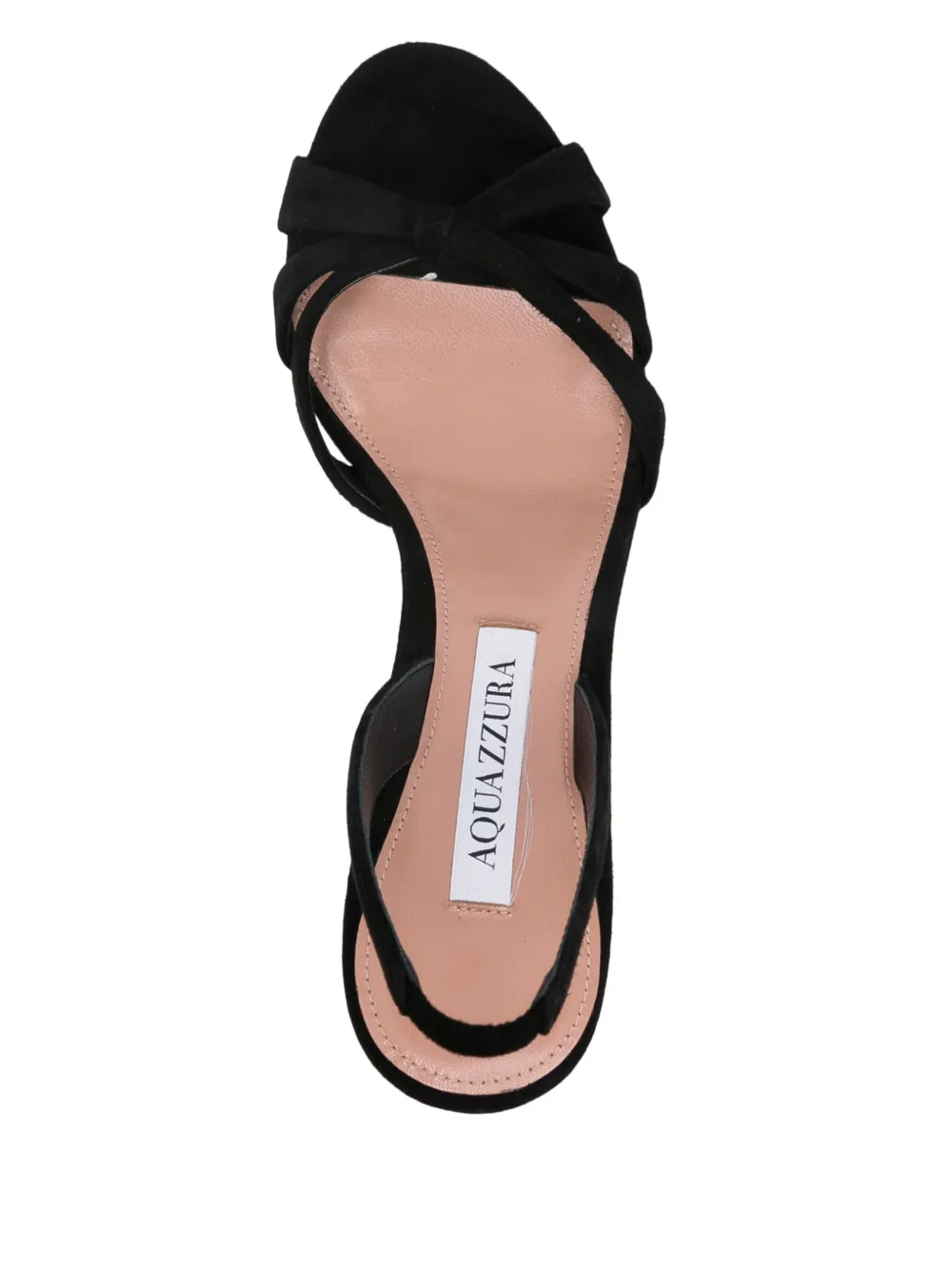 Aquazzura 85 mm Tati sandalen Zwart