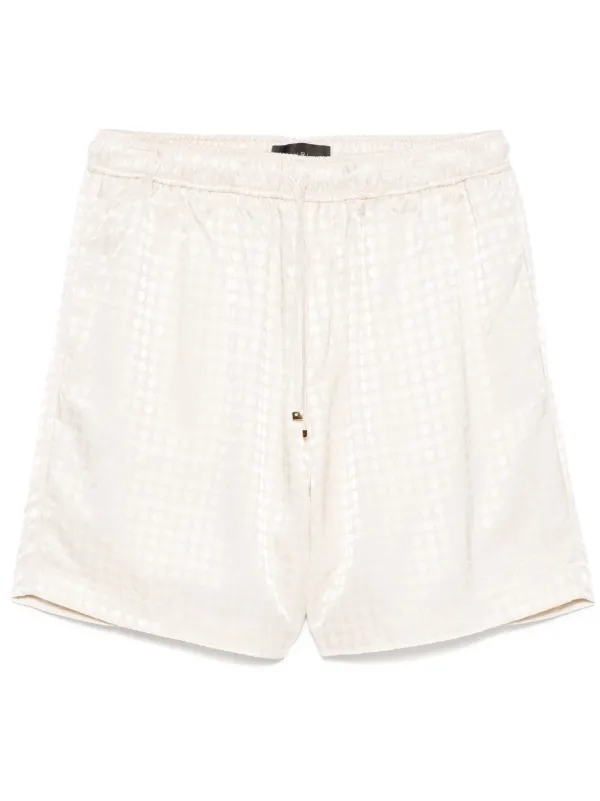 AMIRI Ma Quad Jacquard Shorts | Neutrals | FARFETCH