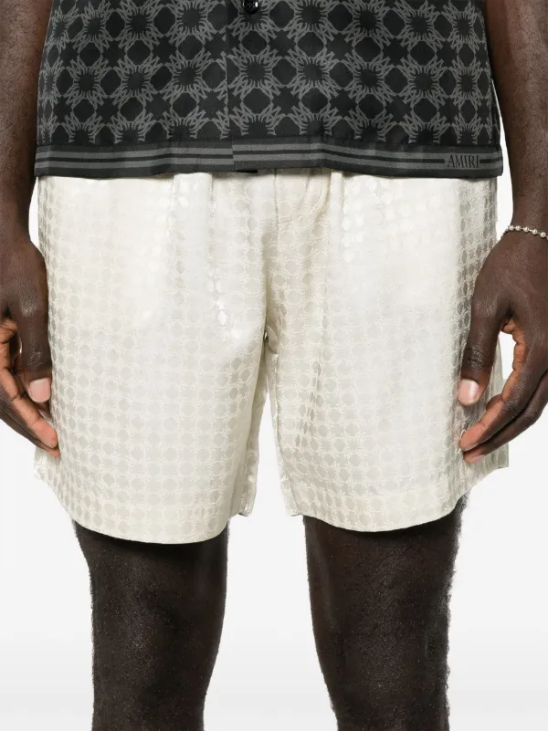 アミリ Amiri Quad Jacquard Short AMIRI Ma Quad Jacquard Shorts | Neutrals | FARFETCH
