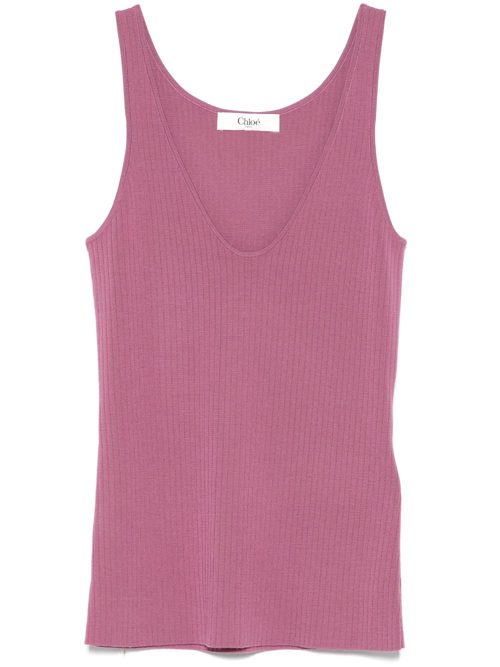 Chloé wool tank top - Purple