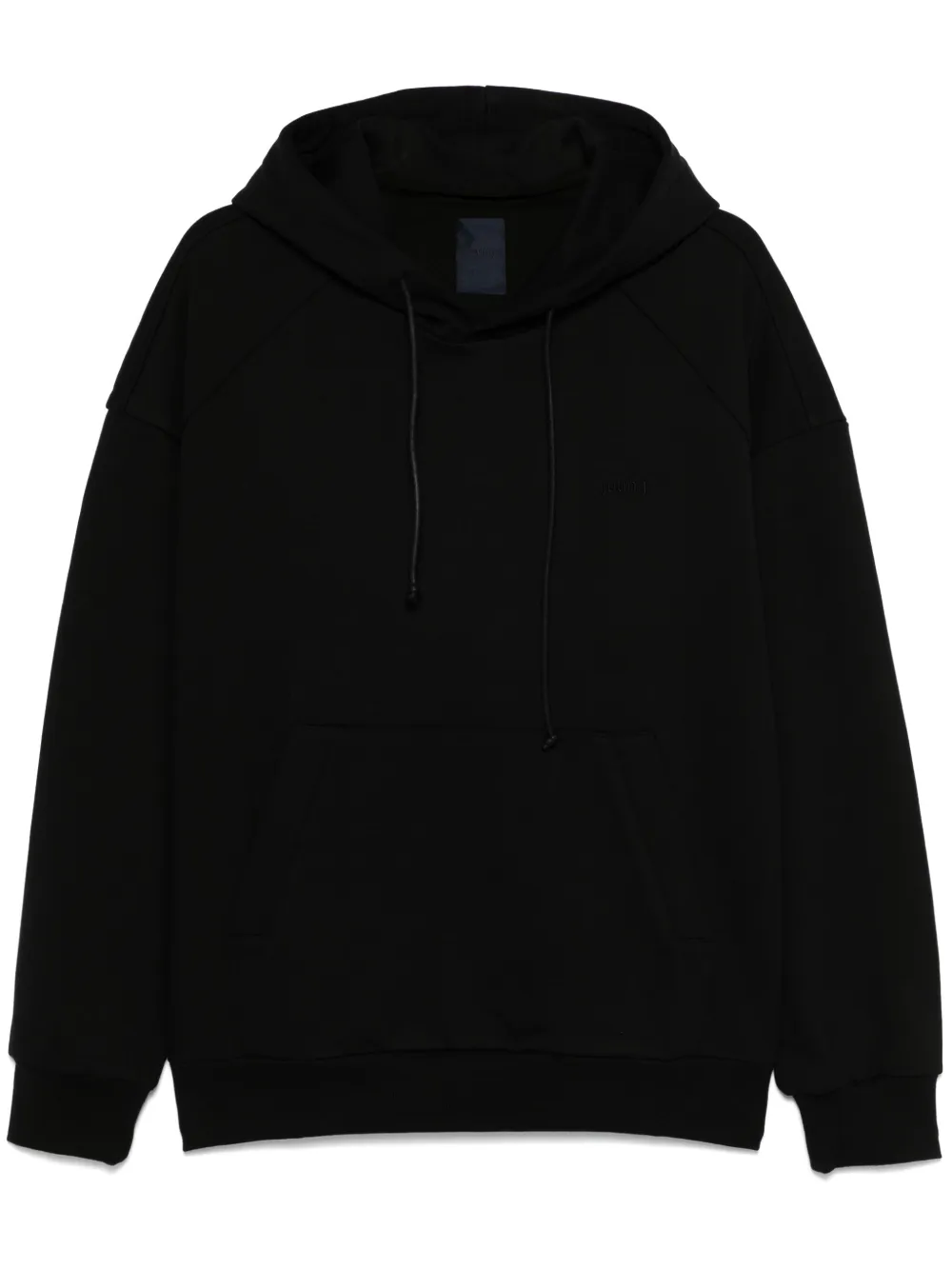 logo-embroidered hoodie