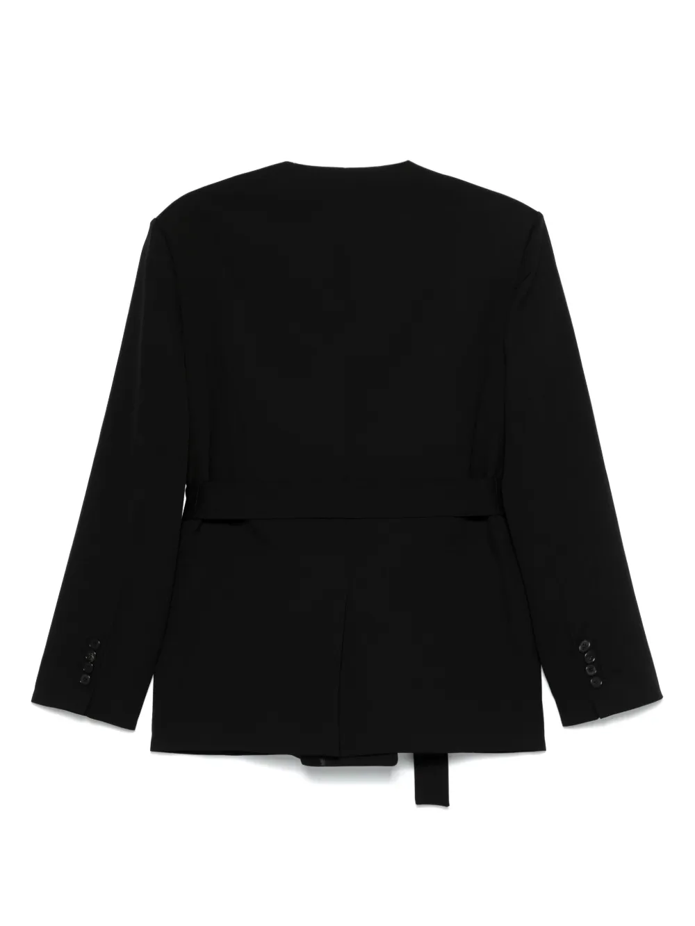 Juun.J belted blazer - Zwart