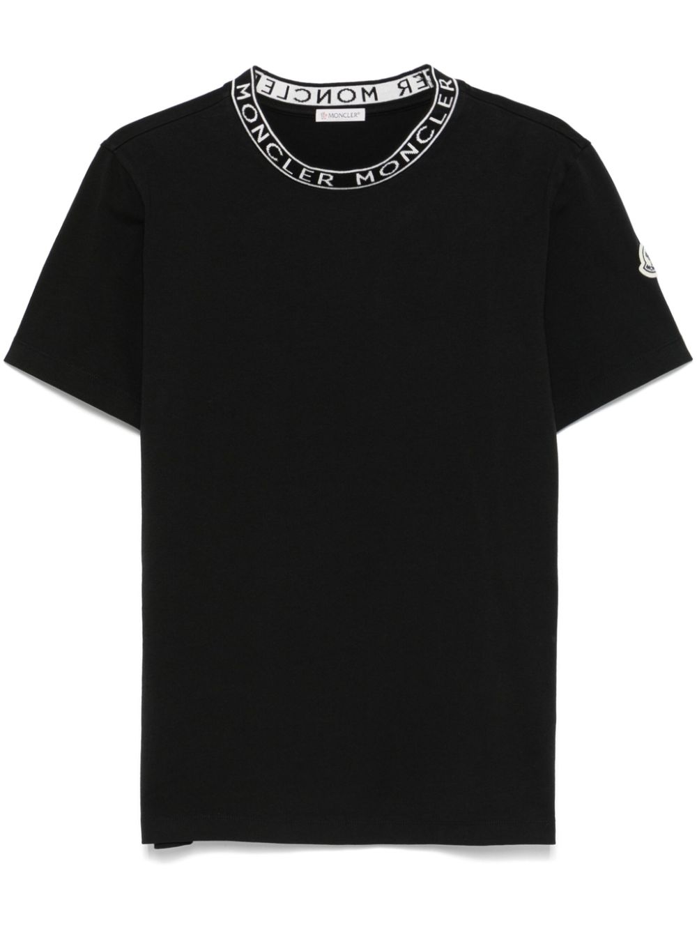 logo-trim cotton T-shirt