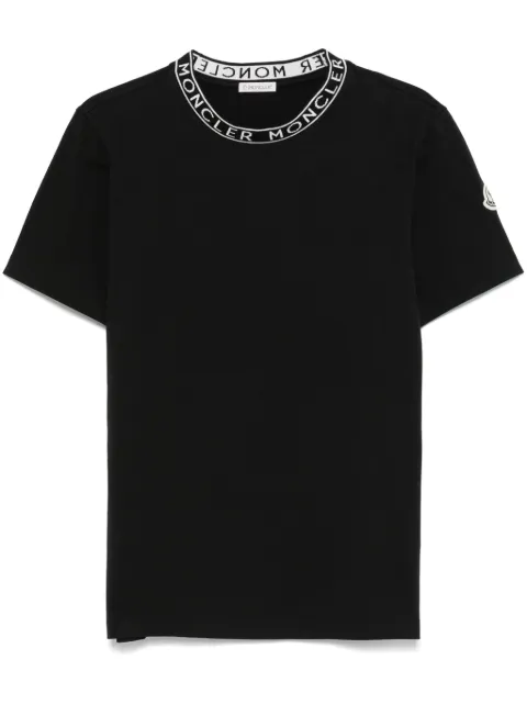 Moncler logo-trim cotton T-shirt
