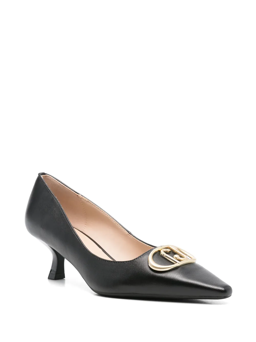 LIU JO Pumps met logoplakkaat - Zwart