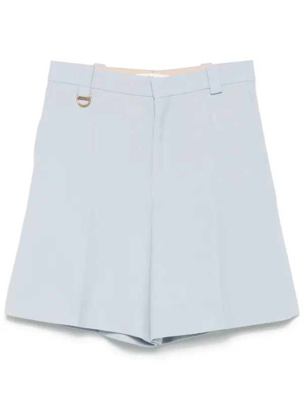ショートパンツ Chloe Virgin Wool Shorts Chloé Virgin Wool Shorts | Blue | FARFETCH