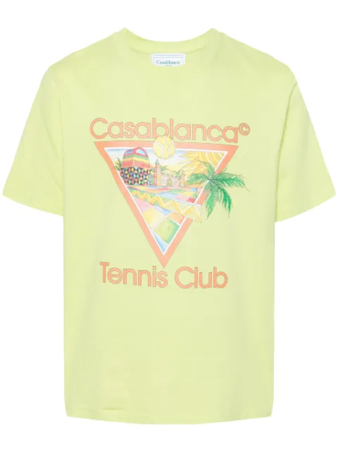 Casablanca White Casa Way Triomphe D'orange T-Shirt "White"