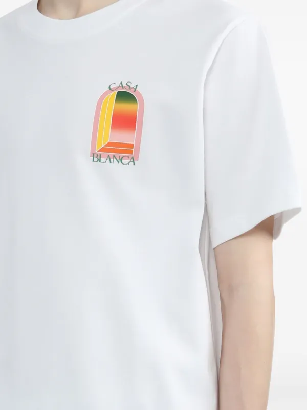 【関税込み】Casablanca ホワイト 'Tennis Club' Icon Tシャツ White 'Tennis Club' Icon T-Shirt by Casablanca on Sale