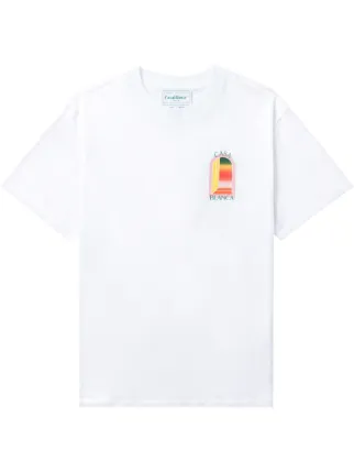 Tシャツ・カットソー Casablanca TENNIS CLUB ICON\nPRINTED T-SHIRT Tennis Club Icon T-Shirt – Casablanca