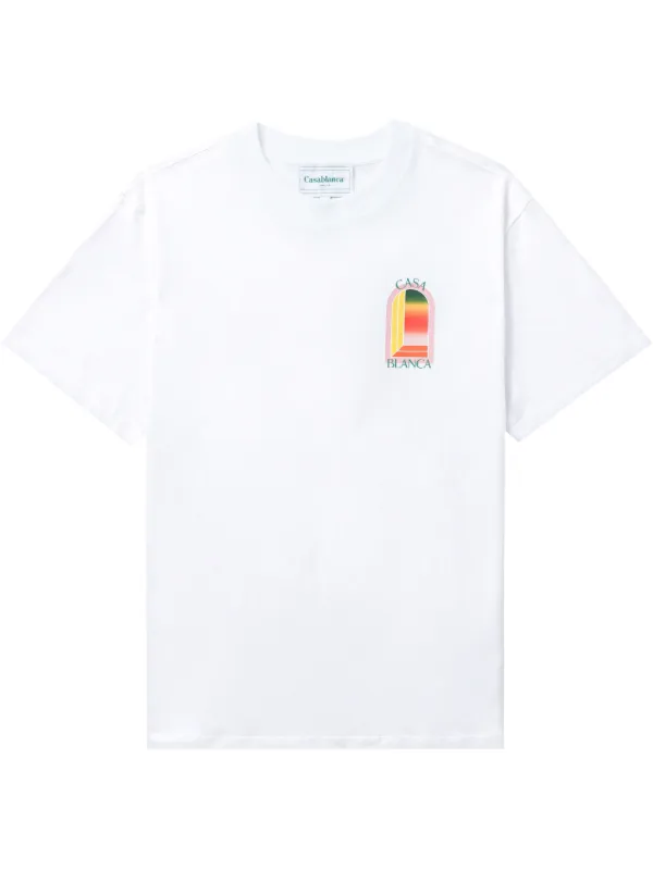 Casablanca Tennis Club Icon Tシャツ | ホワイト | FARFETCH JP
