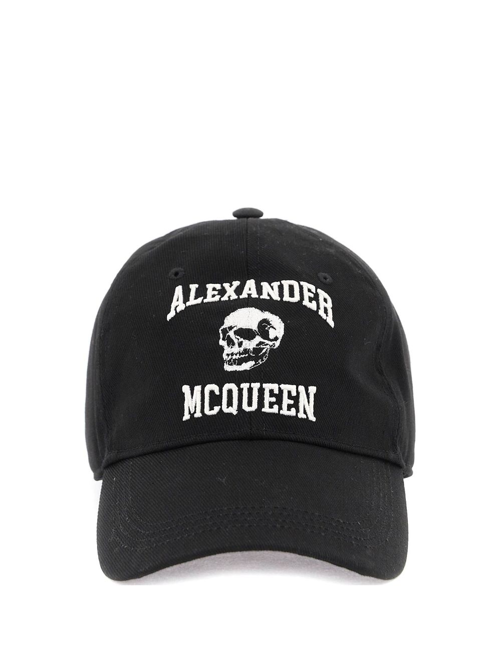 Alexander McQueen embroidered "Black" cap