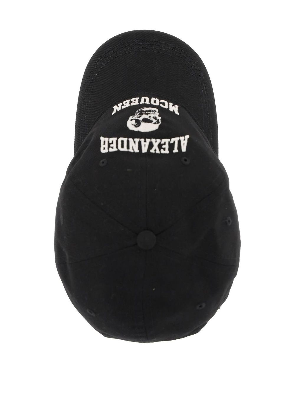 Alexander McQueen embroidered "Black" cap