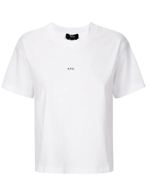 A.P.C. logo-print T-shirt