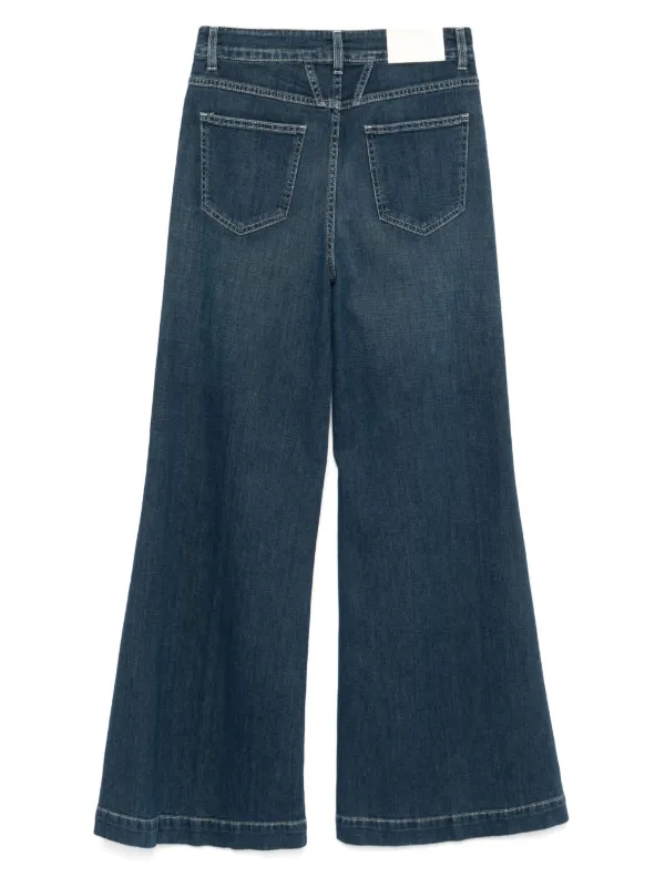 デニム・ジーパン CLOSED Glow up high waist jeans Blu Closed Glow Up Denim In Dark Blue