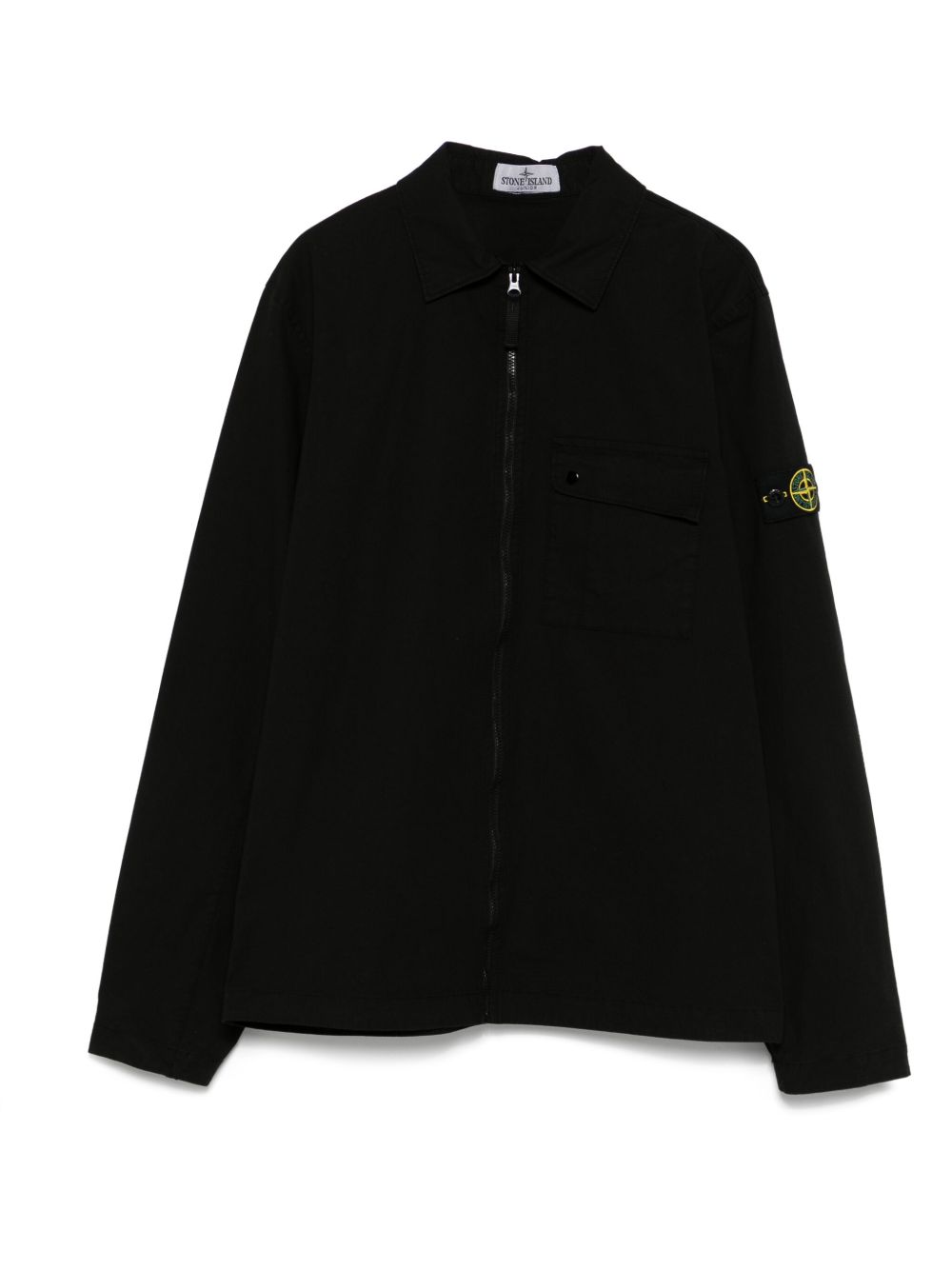 Stone Island Junior Compass-badge shirt - Black