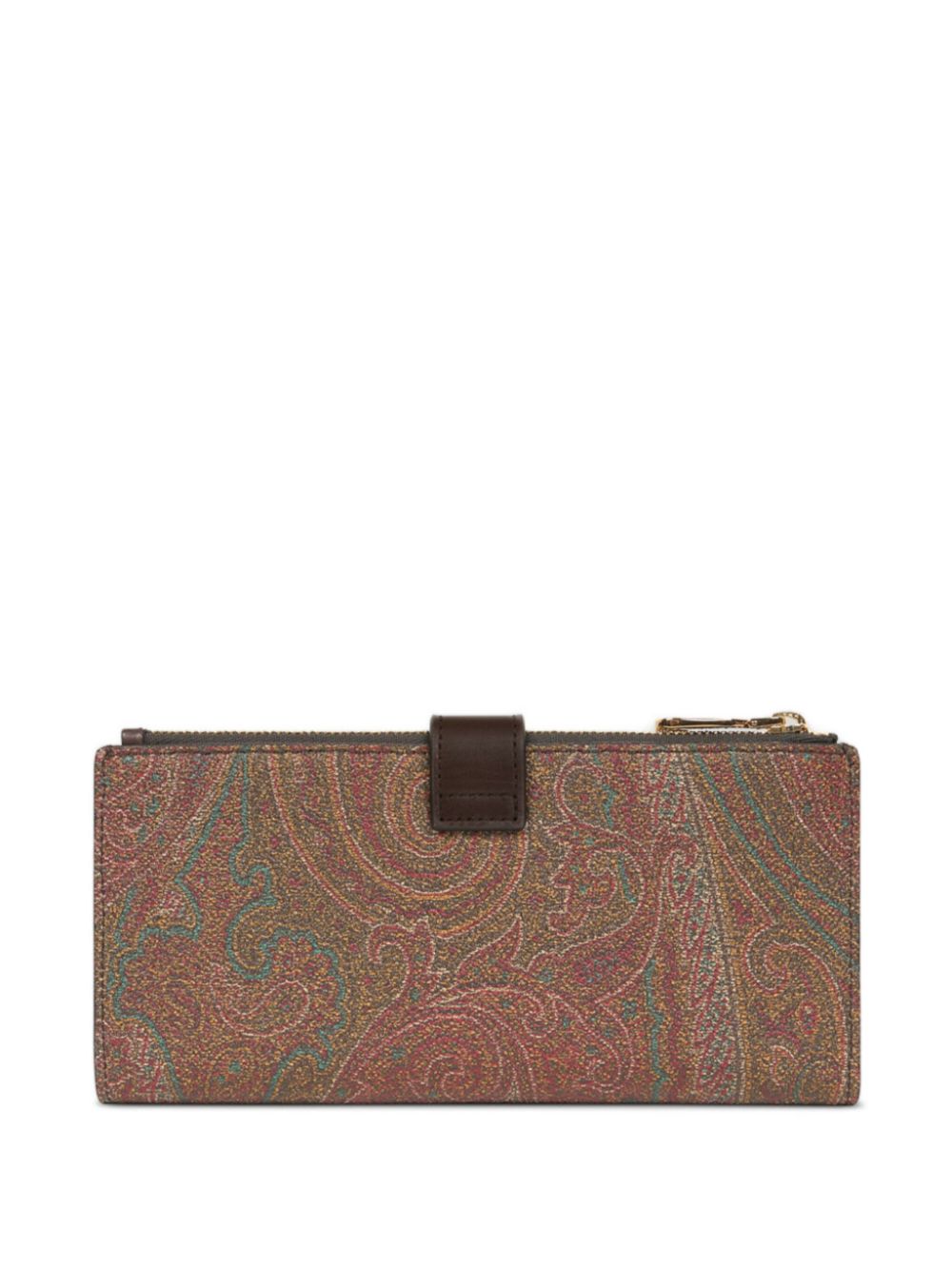 ETRO paisley-jacquard wallet - Bruin