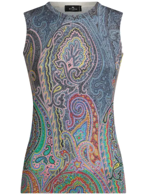 ETRO paisley-print top