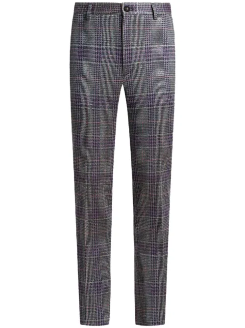 ETRO pantalon à carreaux - Violet - ETRO - Modalova
