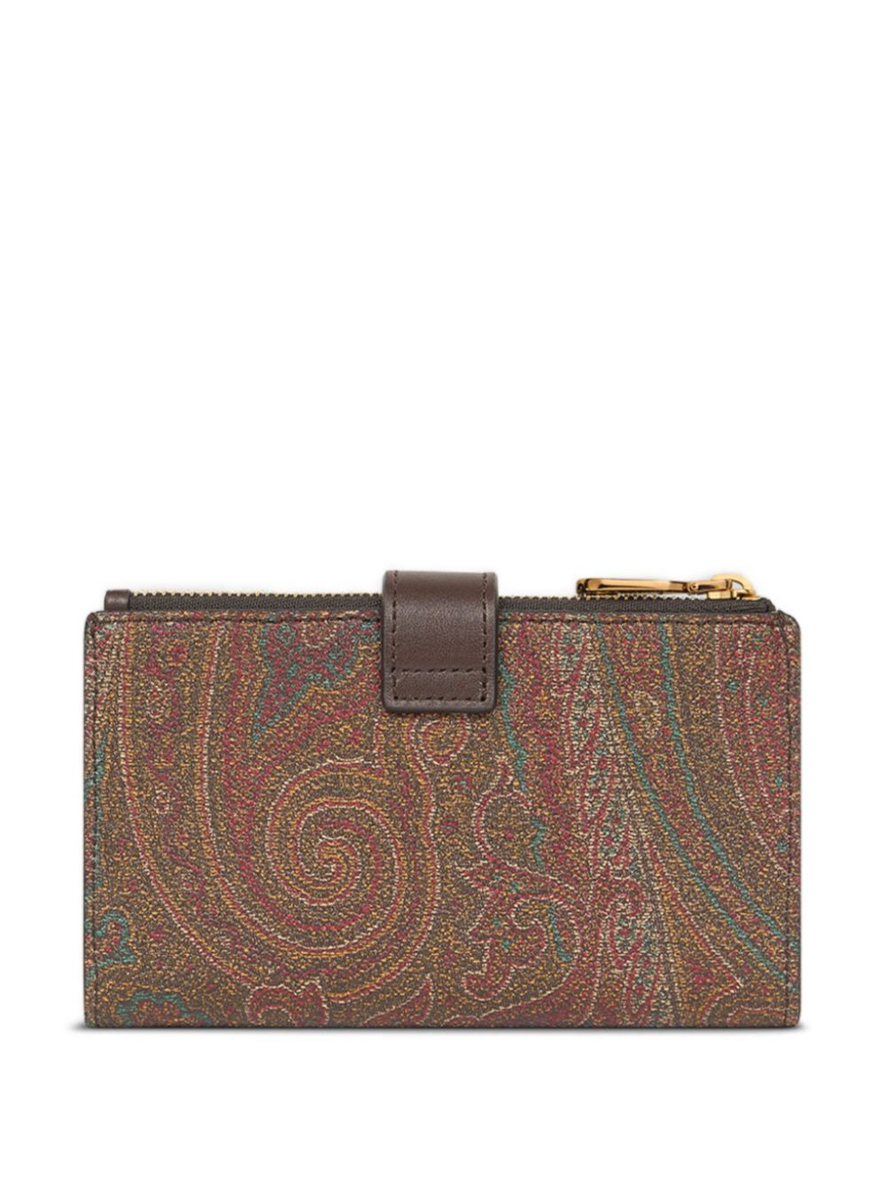 ETRO paisley-jacquard wallet - Bruin