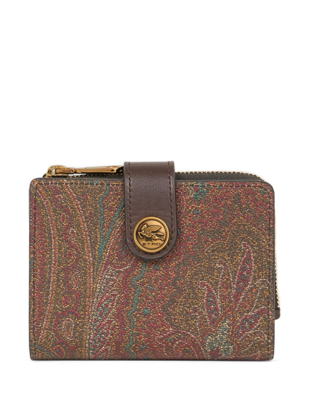 paisley-print wallet