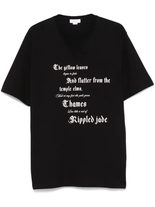 T-shirt à imprimé texte - Alexander McQueen - Modalova