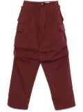 Alexander McQueen cotton cargo pants - Red