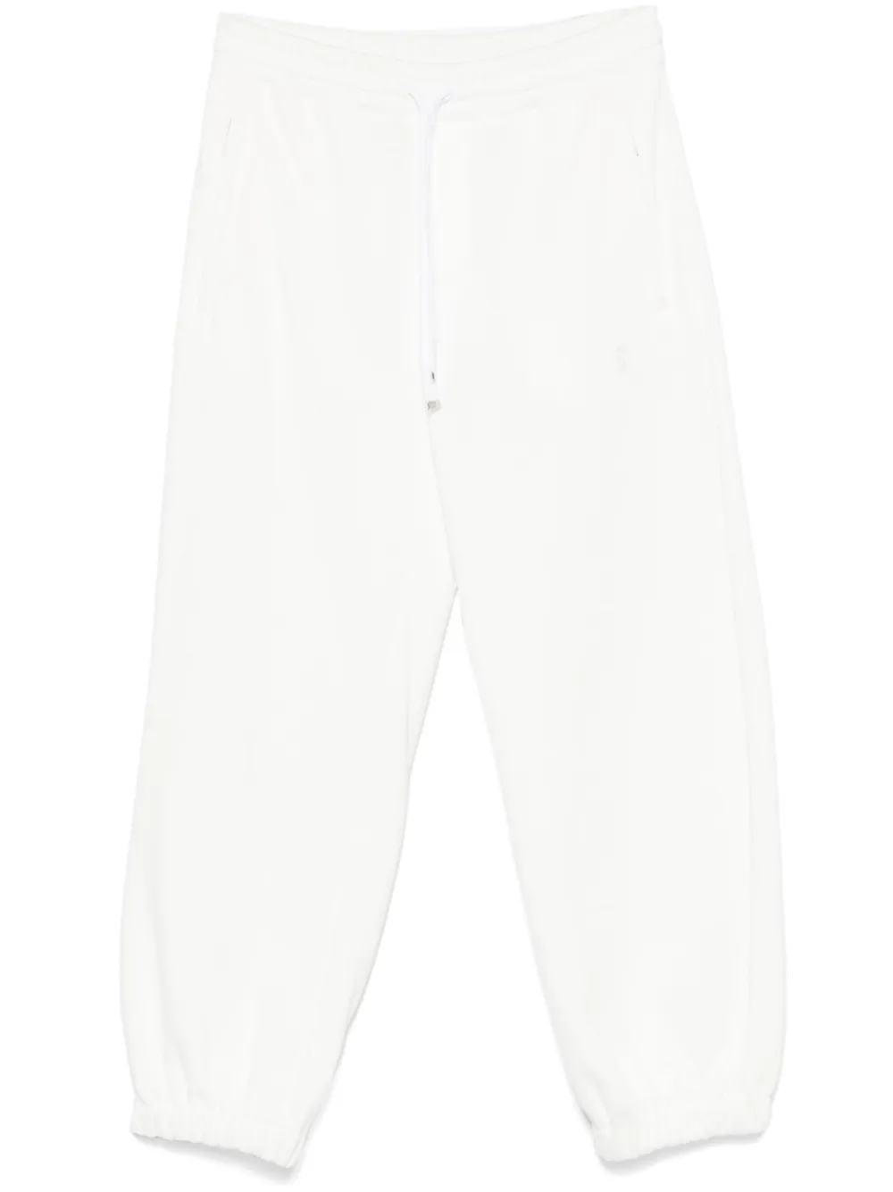 skull-embroidered track trousers