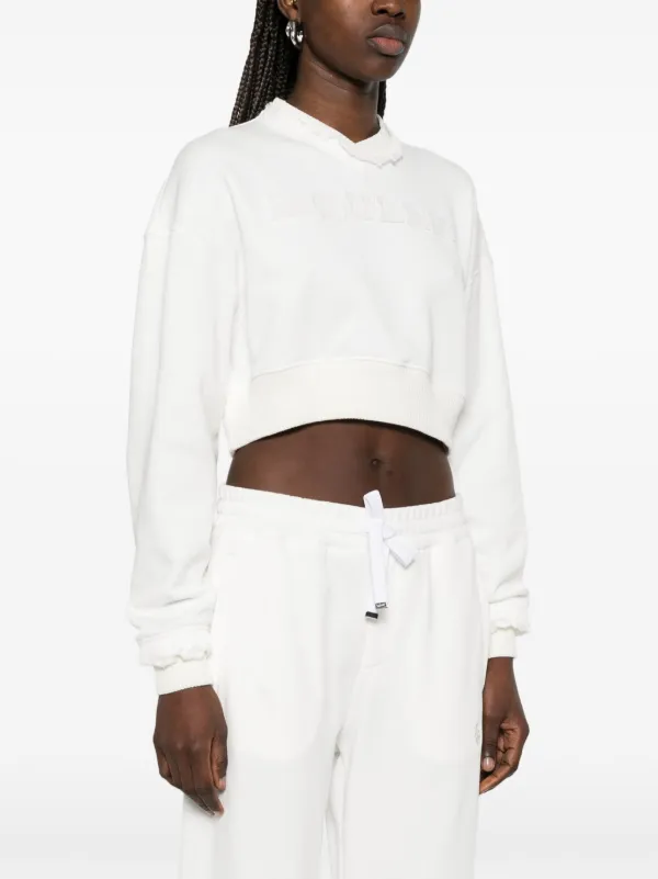 cropped sweatshirt alexander mcqueen women's sweatshirt