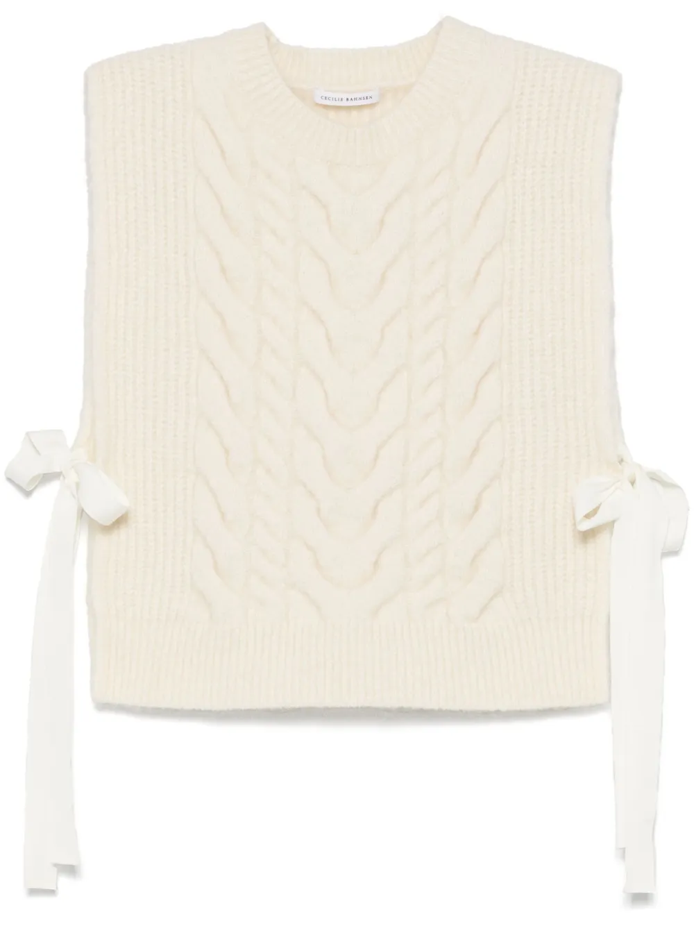 Cecilie Bahnsen Aly gilet Wit