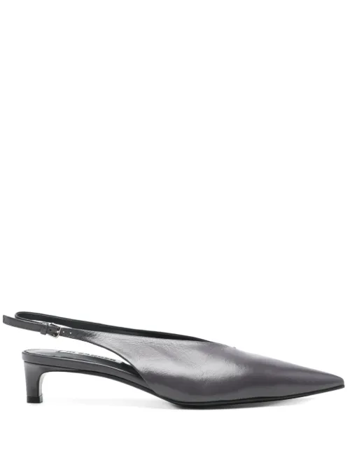 Escarpins en cuir à bride arrière 40 mm - Jil Sander - Modalova
