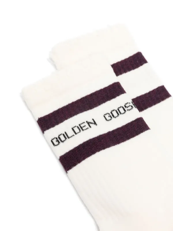 Golden Goose distressed-finish Socks White FARFETCH PH