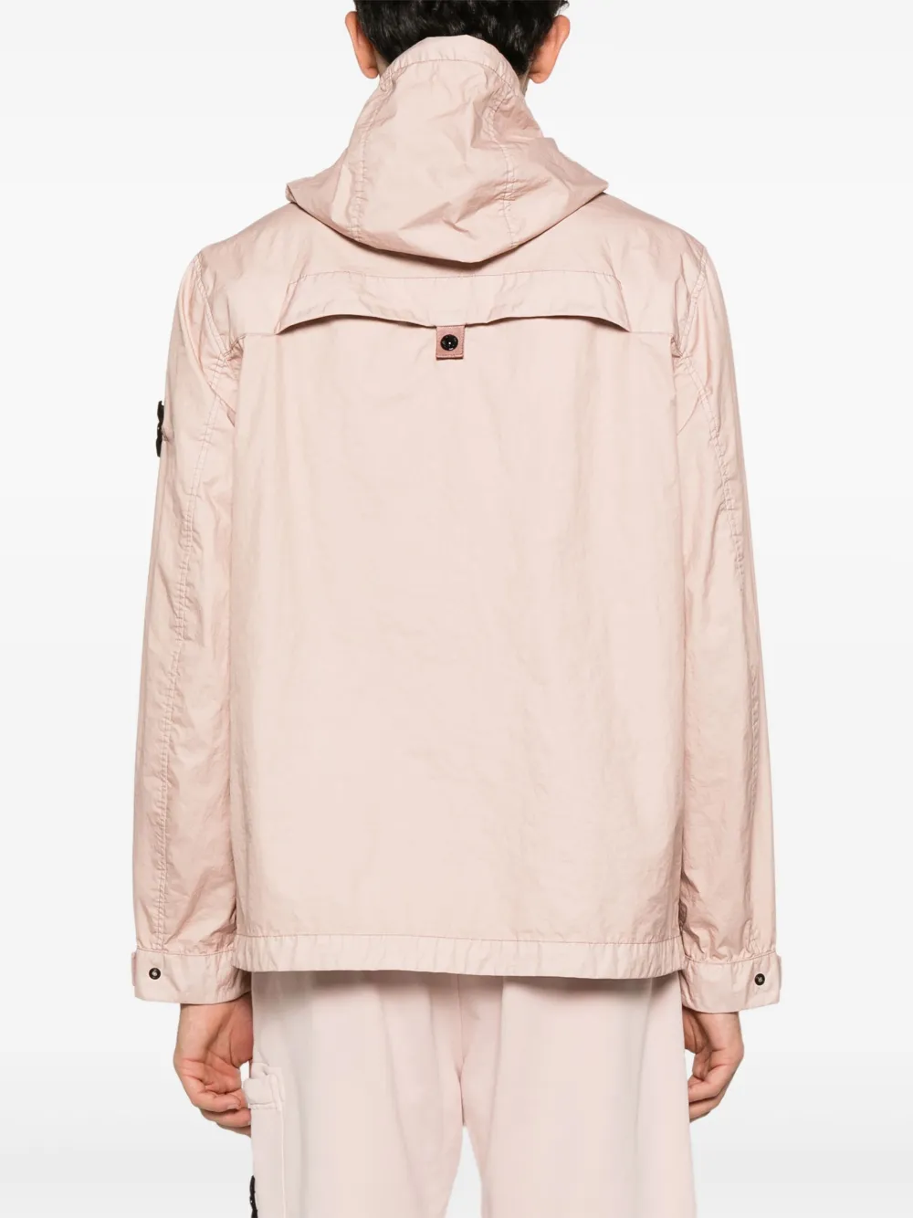 Stone Island Membrana 3L TC jack met capuchon Roze