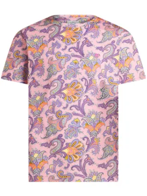 Tシャツ・カットソー ETRO FW23 PAISLEY PRINT SHIRT (11720_52040990) ETRO paisley-print Shirt | White | FARFETCH