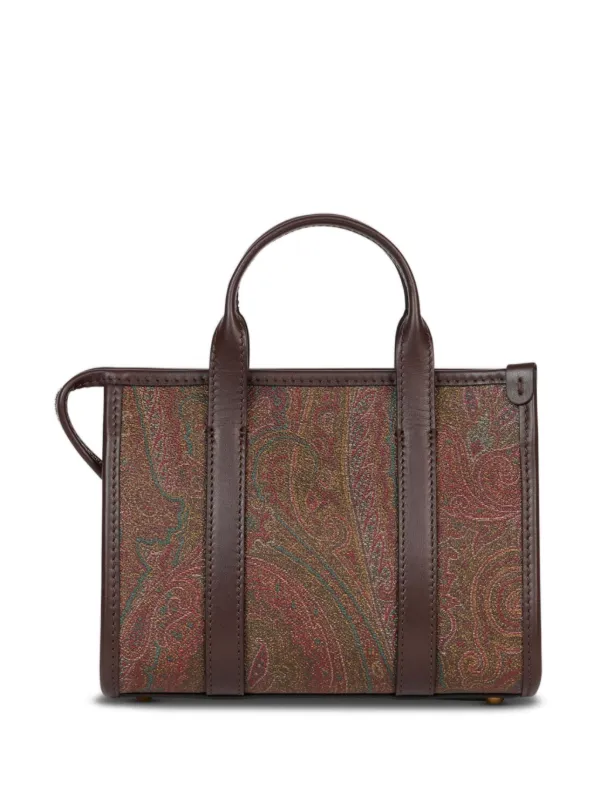 バッグ・カバンその他 ETRO Woman Mini bag Brown WP2C0013AA001 M0019 ETRO Mini paisley-jacquard Tote Bag | Brown | FARFETCH