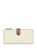 ETRO Pegaso-motif leather wallet - White