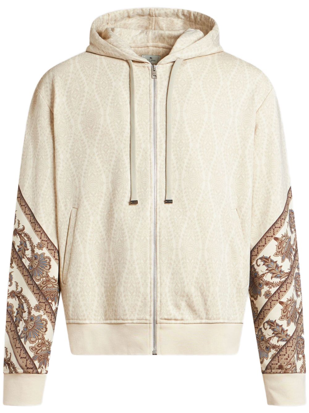 paisley-print hoodie