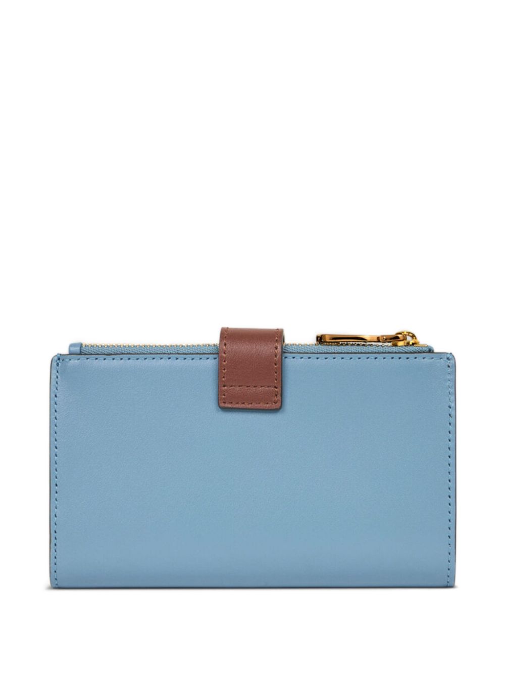 ETRO Pegaso-motif leather wallet - Blauw