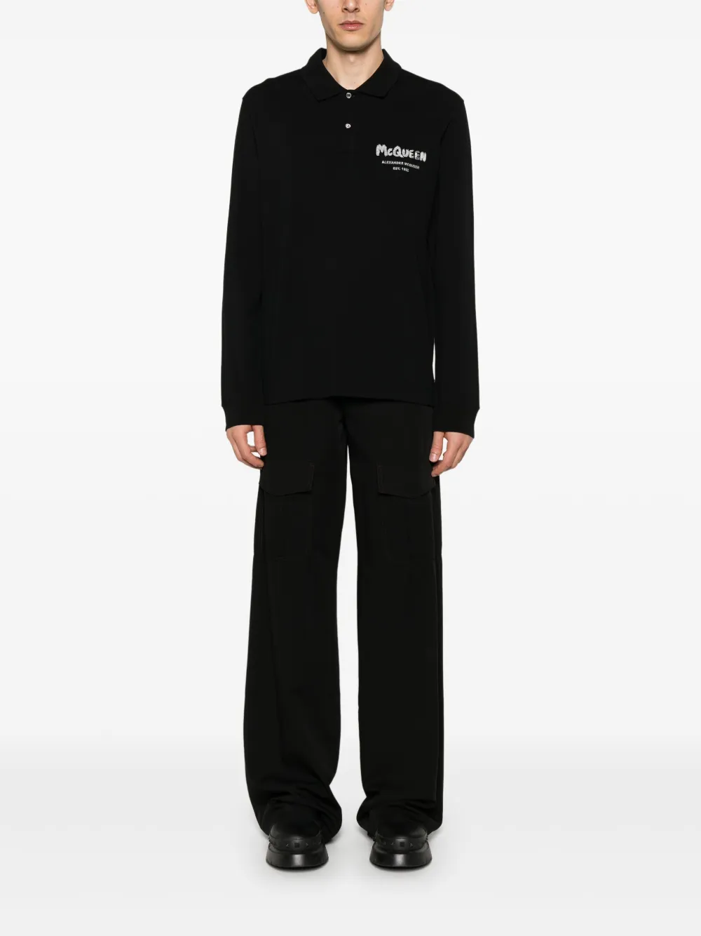 Alexander McQueen Straight broek - Zwart