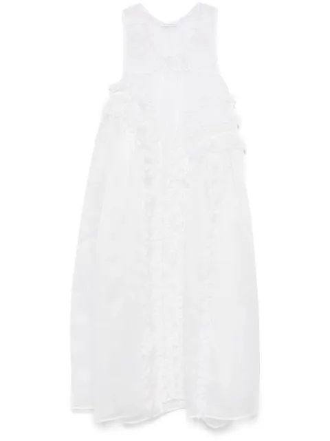 Cecilie Bahnsen ruffle-trim maxi dress