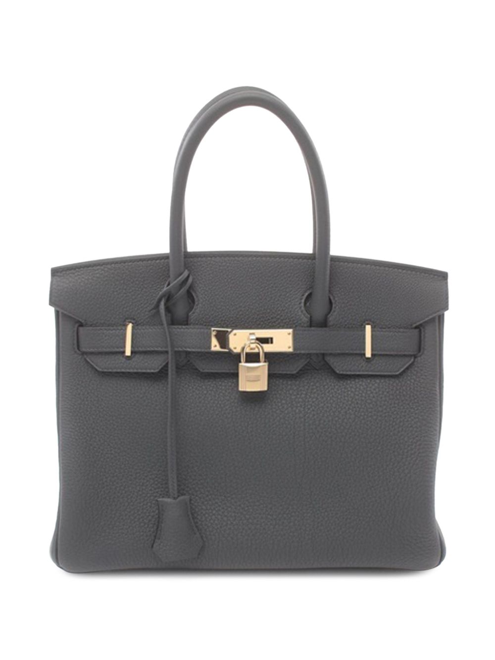 Hermès Pre-Owned 2024 Togo Birkin Retourne 30 handbag - Grey