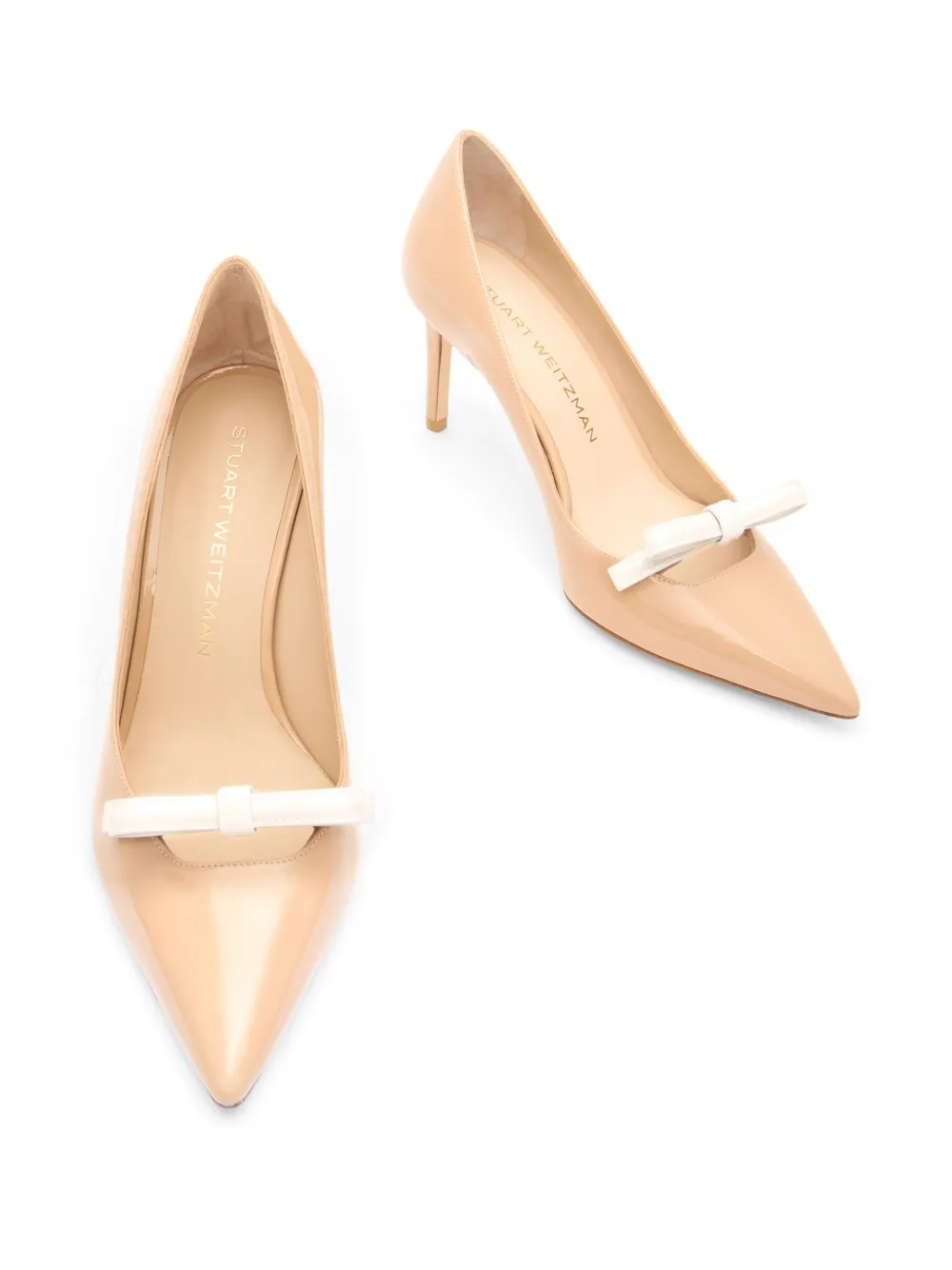 Stuart Weitzman 85mm Felicity pumps Neutrals