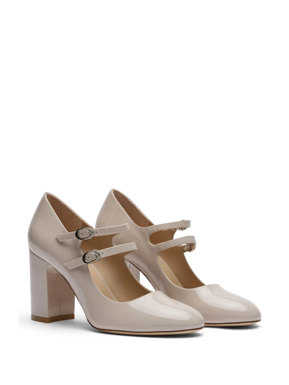 Stuart Weitzman 85mm Posh Mary Jane shoes - Grijs