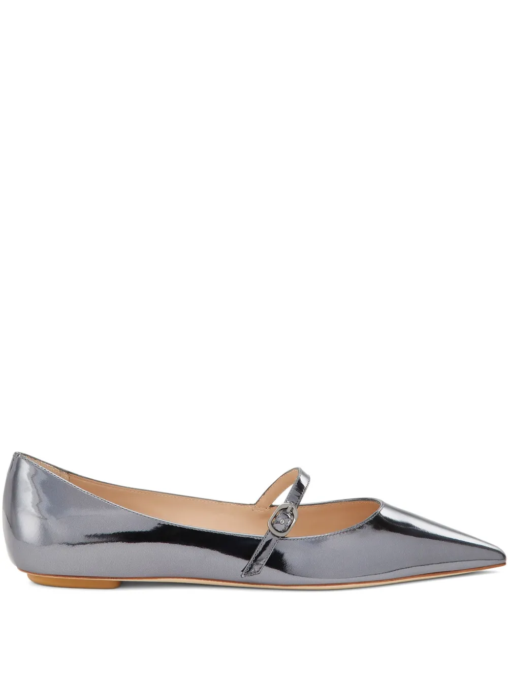 Stuart Weitzman Emily ballet flats Silver