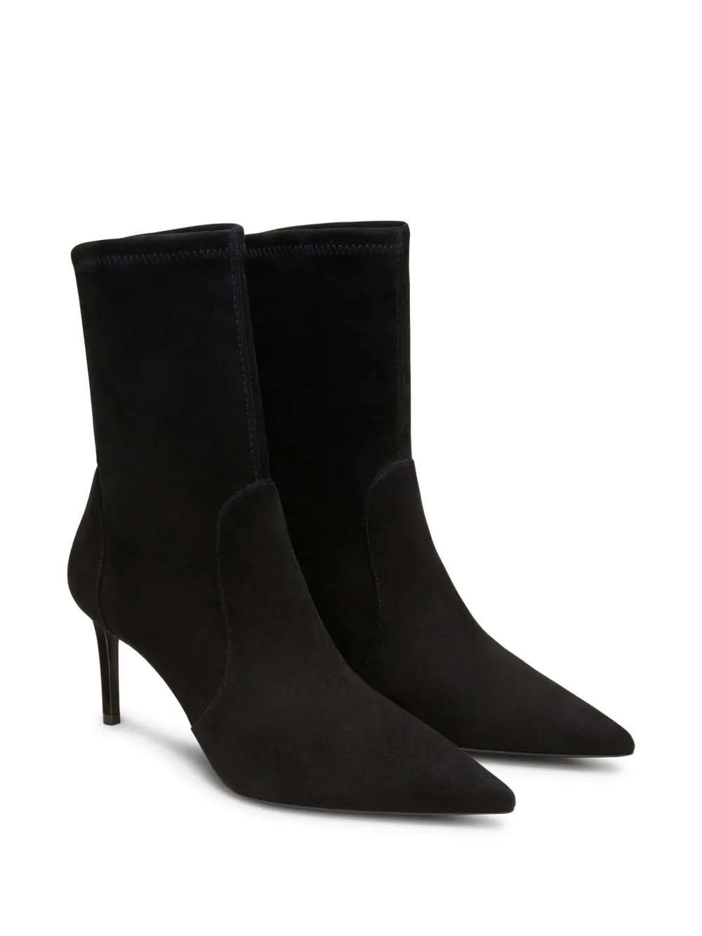 Stuart Weitzman 75mm Stuart Power boots - Zwart