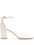 Stuart Weitzman 75mm Nudist II sandals - Neutrals