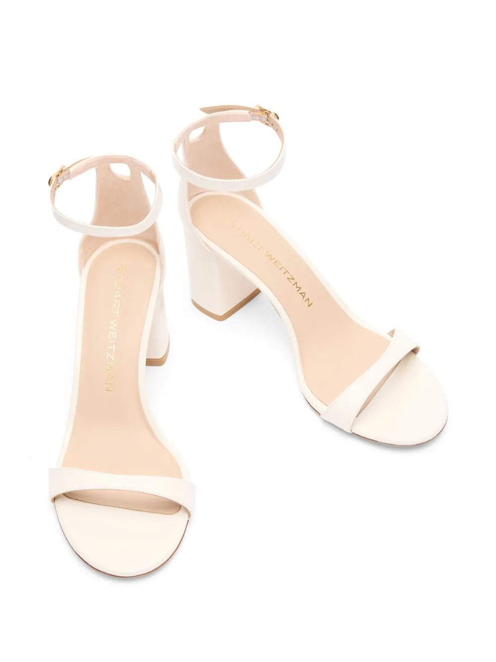 Stuart Weitzman 75mm Nudist II sandals Neutrals