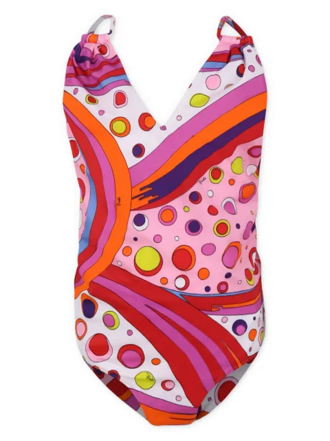 PUCCI Junior Maiô com estampa marmorizada