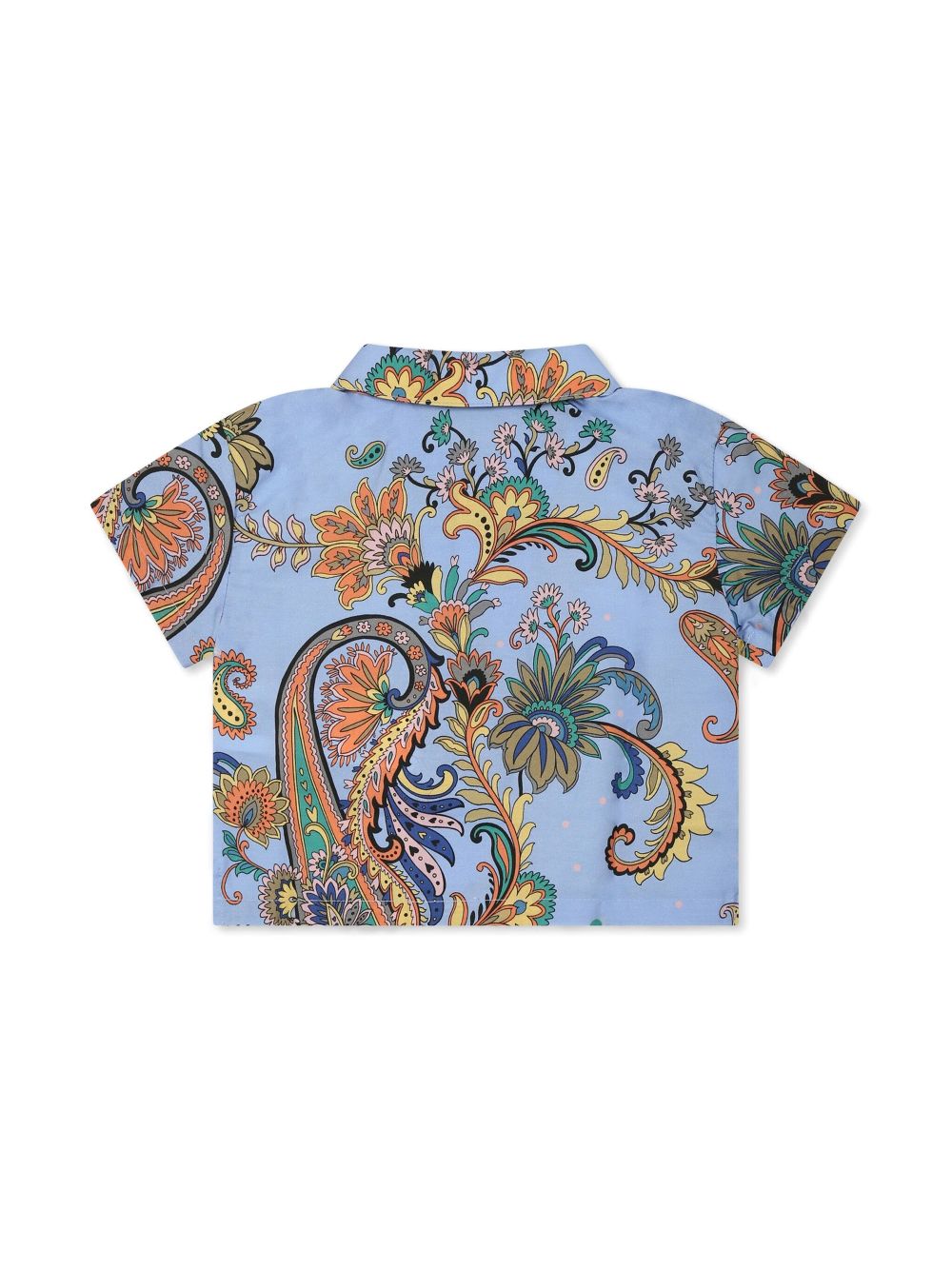 ETRO KIDS paisley-print shirt - Blue