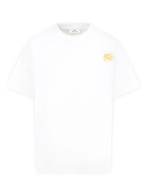 ETRO KIDS logo-embroidered T-shirt 